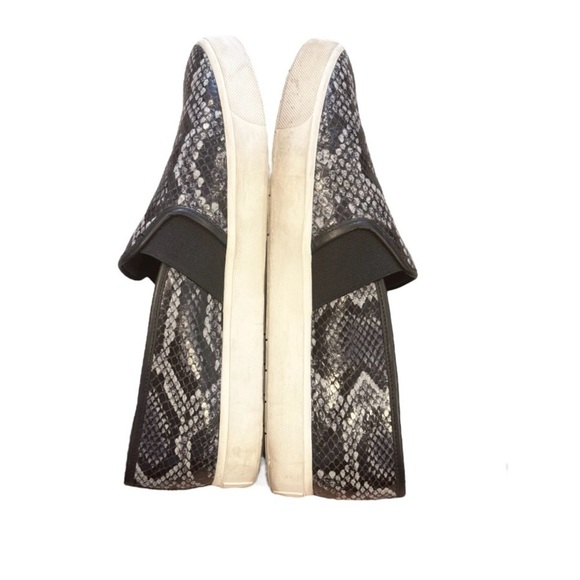 Vince Blair Snakeskin Embossed Leather Slip-On - Picture 4 of 7